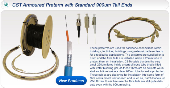 CST Armoured Preterm with Standard 900um Tail Ends